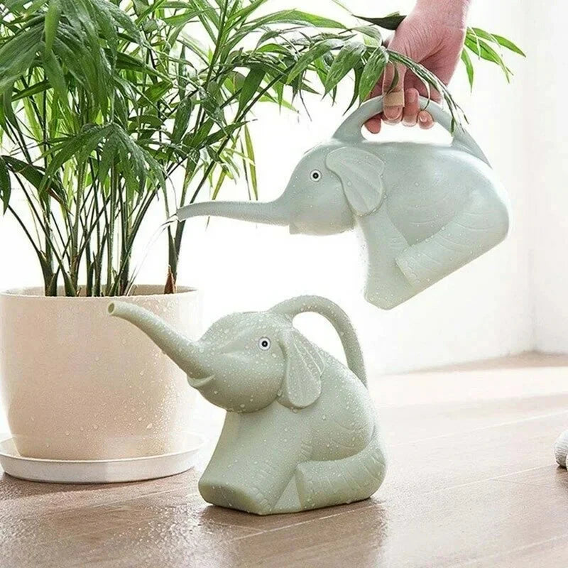 Elephant-Shaped Watering Can with Precision Trunk Spout for Indoor and Outdoor Plants