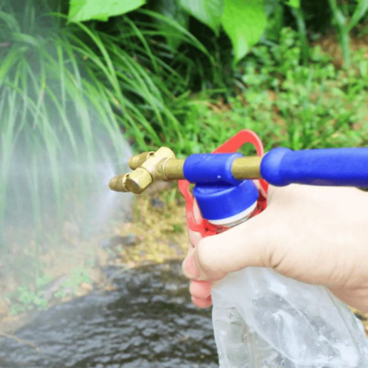 Brass Hand Sprayer with Adjustable Nozzle and Leak-Proof Valve for Universal Bottles