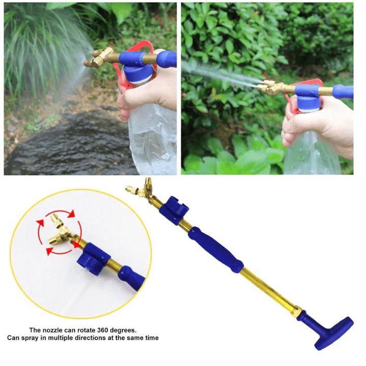 Brass Hand Sprayer with Adjustable Nozzle and Leak-Proof Valve for Universal Bottles