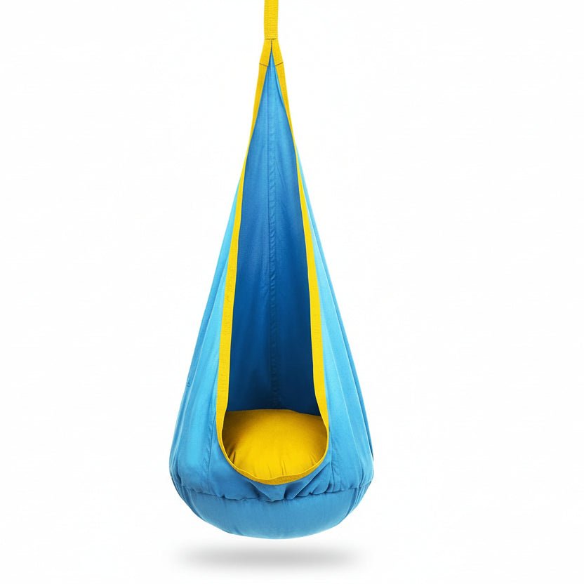 Cotton Blend Hammock for Garden and Home with Included Hanging Mounting Set, Four Colours