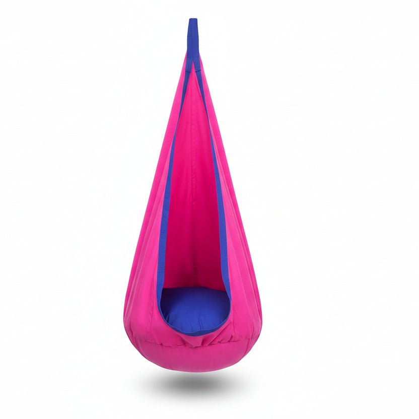 Cotton Blend Hammock for Garden and Home with Included Hanging Mounting Set, Four Colours