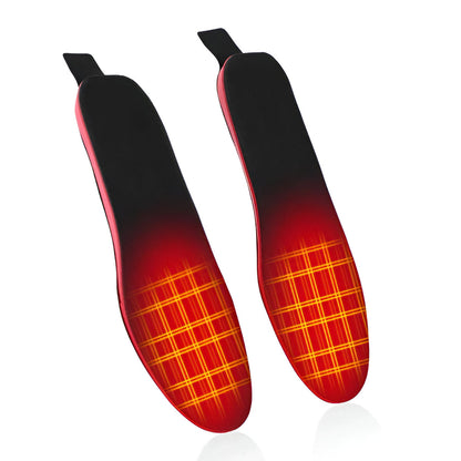 Heated Winter Shoe Insoles - Wireless Remote Control, Slim Electric Foot Warmers
