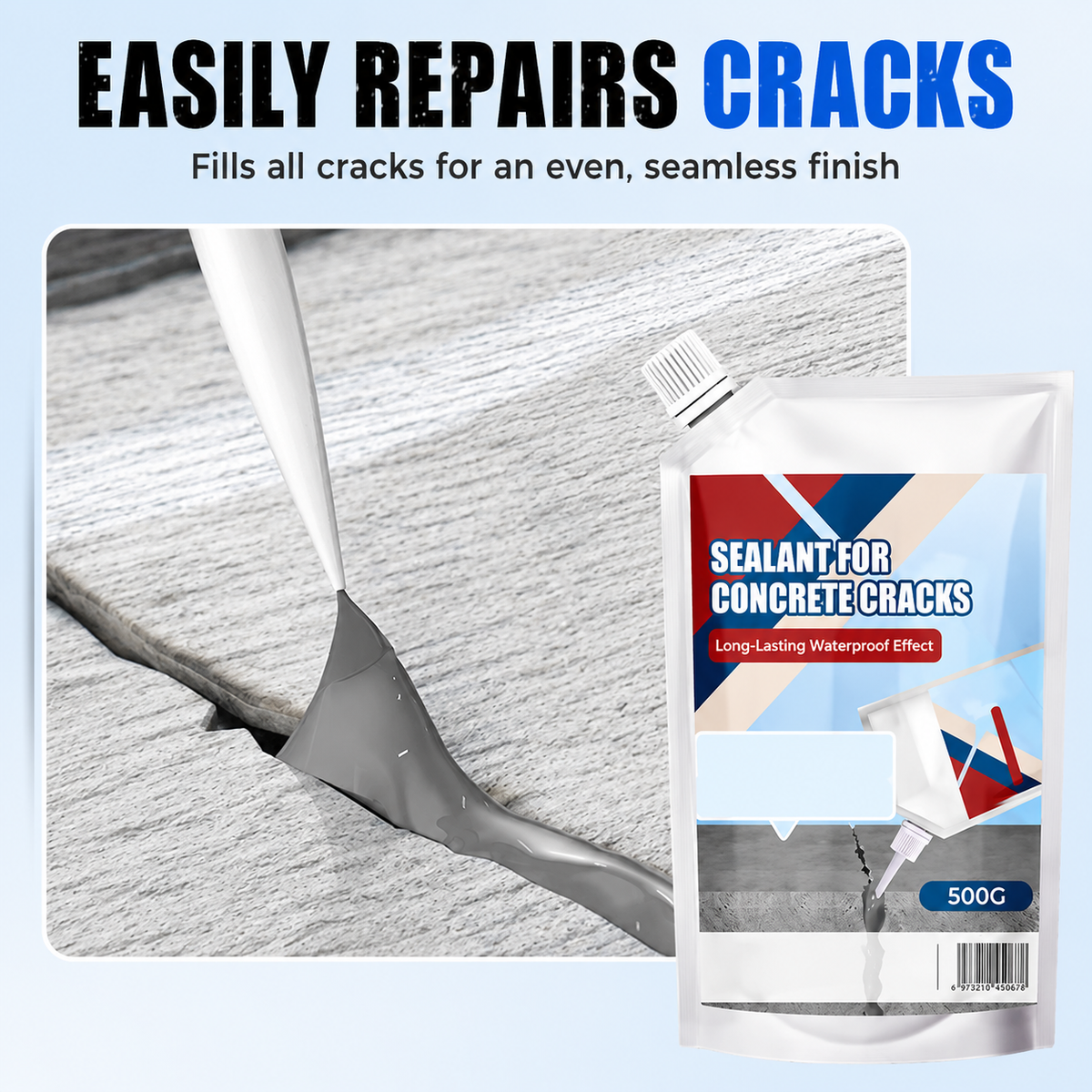 High-Performance Waterproof Sealant for Concrete Cracks, Weather-Resistant Formula