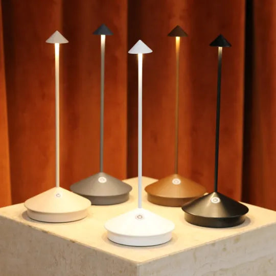 Wireless Dimmable LED Lamp with Rechargeable Battery and Touch Control Operation