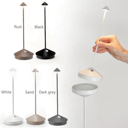 Wireless Dimmable LED Lamp with Rechargeable Battery and Touch Control Operation