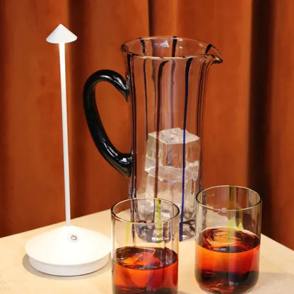 Wireless Dimmable LED Lamp with Rechargeable Battery and Touch Control Operation