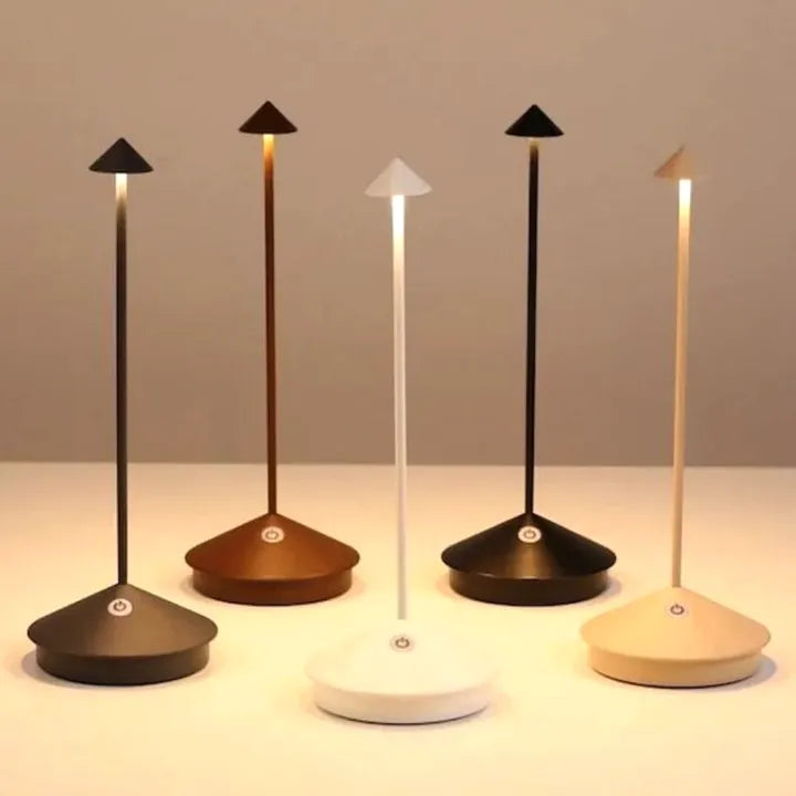 Wireless Dimmable LED Lamp with Rechargeable Battery and Touch Control Operation