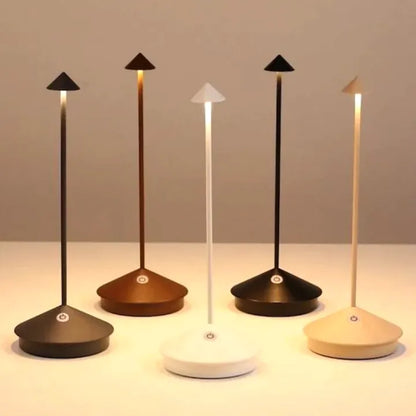Wireless Dimmable LED Lamp with Rechargeable Battery and Touch Control Operation