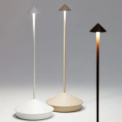 Wireless Dimmable LED Lamp with Rechargeable Battery and Touch Control Operation