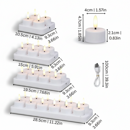 Flameless LED Candle Set