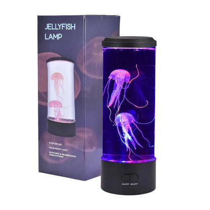 Jellyfish LED Table Lamp with Color Changing Light, USB Power and Cylinder Design