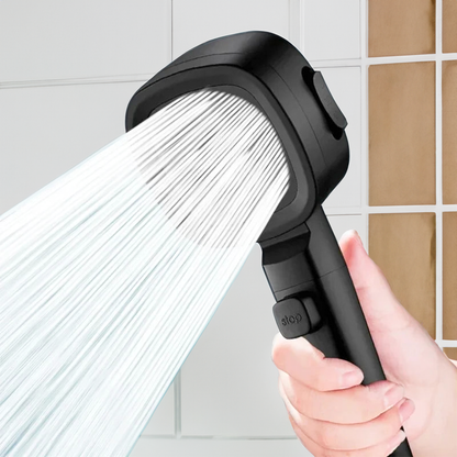 Shower Head with Adjustable High-Pressure Filtration and 3 Selectable Spray Modes