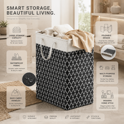 75L Waterproof Laundry Basket