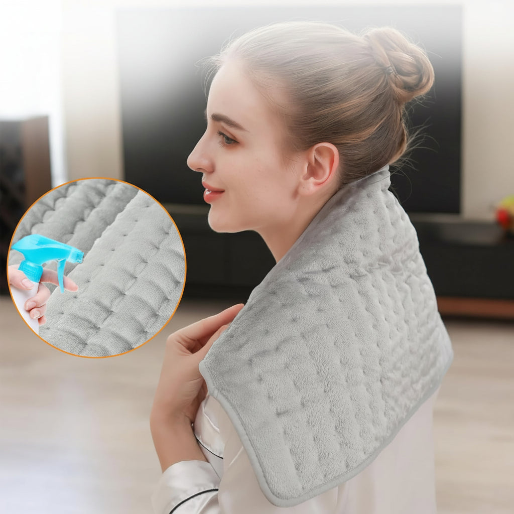 Large Thermal Heating Pad with 4 Size Options, Long Power Cord & Simple Controls