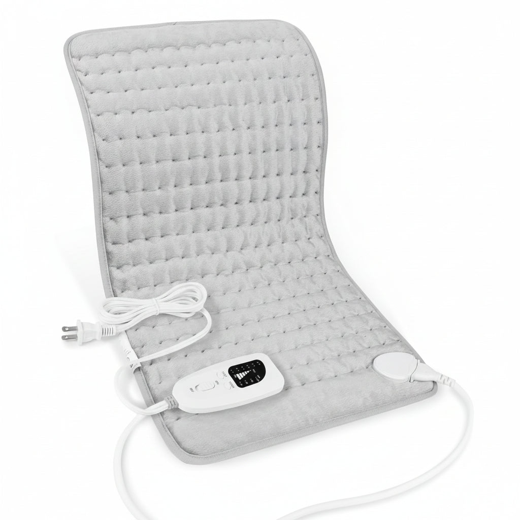 Large Thermal Heating Pad with 4 Size Options, Long Power Cord & Simple Controls