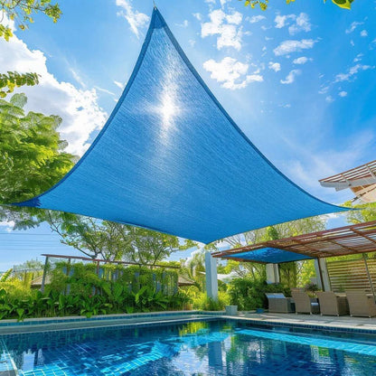 Tear-Resistant UV Protection Shade Sail, 3x4m Rectangular Sunshade for Patio and Garden