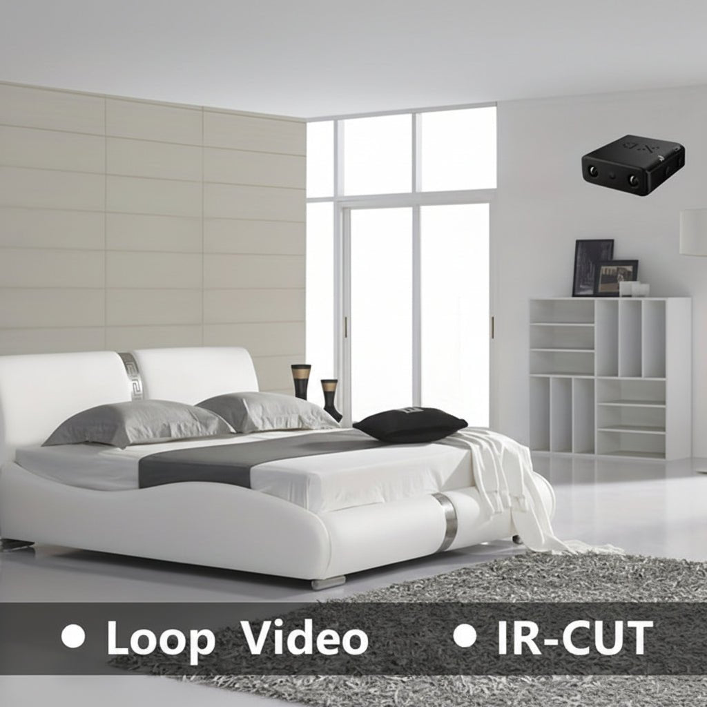 Mini Full HD Camera with Infrared Night Vision, Motion Detection and Live App Streaming