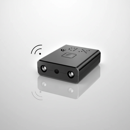 Mini WiFi Security Camera with 120° Wide View, Motion Alerts & 4K Recording Support