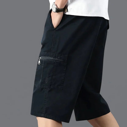Men's Relaxed Summer Shorts in Lightweight Breathable Fabric for Beach, Holidays and Casual Wear