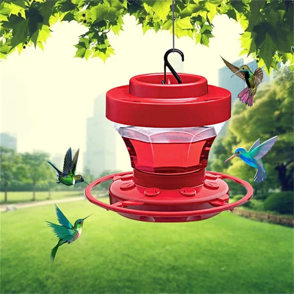 Hanging Hummingbird Feeder - Ant-Proof Nectar Dispenser, 470ml Capacity for Gardens