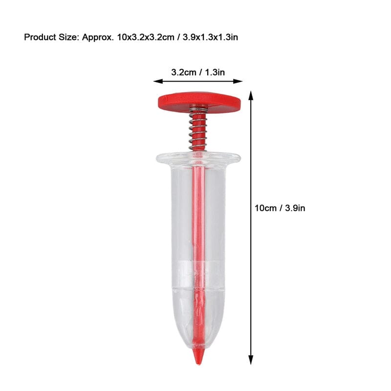 Ergonomic Plant Seed Injector for Precise Sowing in Garden and Raised Beds, Set of Two