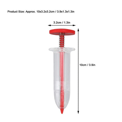 Ergonomic Plant Seed Injector for Precise Sowing in Garden and Raised Beds, Set of Two