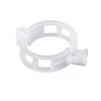 Reusable Plastic Plant Support Clips, 100-Piece Pack with 1 Inch Inner Diameter Size