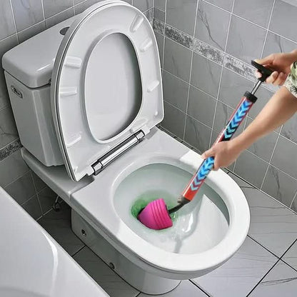 AquaPulse High-Pressure Toilet Plunger for Fast Clog Removal