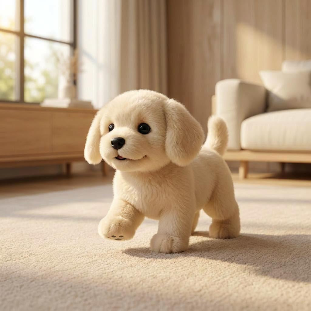 Interactive Plush Puppy Toy