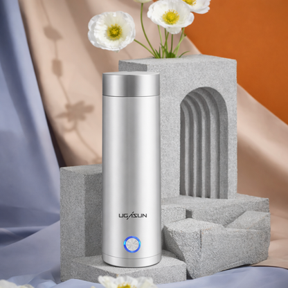 Portable Travel Electric Kettle 450ml with 4 Temperature Settings & Double Wall Design