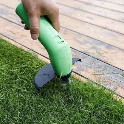 Cordless Grass Trimmer with Battery Power for Precise Edging Along Paths and Beds