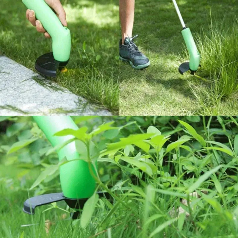 Cordless Grass Trimmer with Battery Power for Precise Edging Along Paths and Beds
