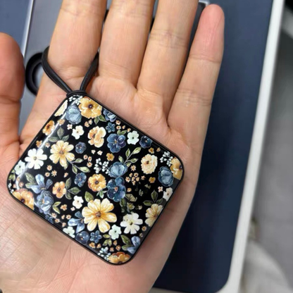 Rechargeable Electric Hand Warmer with 3 Heat Levels, Floral Design & Up to 7 Hours Warmth