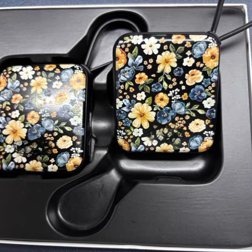Rechargeable Electric Hand Warmer with 3 Heat Levels, Floral Design & Up to 7 Hours Warmth