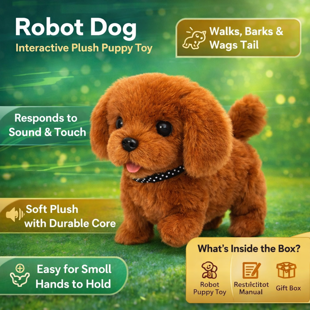 Interactive Robot Puppy Toy