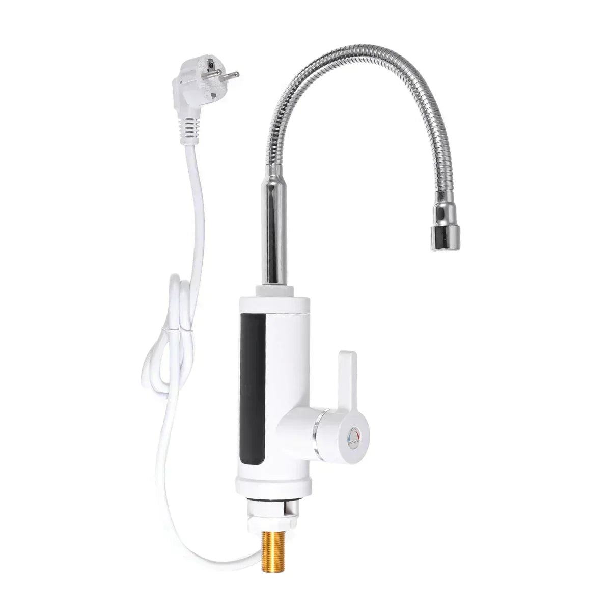 3000W Instant Electric Hot Water Tap with LED Temperature Display, Warm Water in Seconds