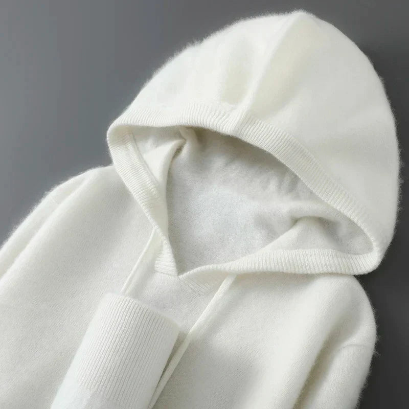 Men's Wool and Cashmere Blend Knit Jumper, Soft Warm Long Sleeve Pullover for Casual and Smart Wear