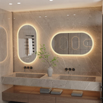 Oval LED Bathroom Mirror