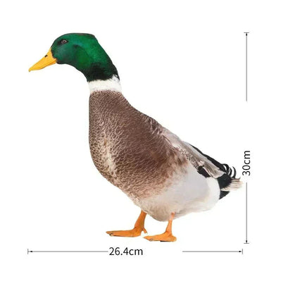 Acrylic Mallard Duck Garden Ornament, Realistic Double Sided Weatherproof Yard and Patio Decoration