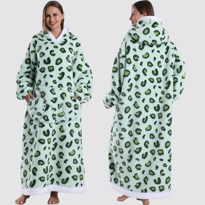 Oversized Blanket Hoodie - Wearable Hooded Blanket for Adults, Full Coverage Fit
