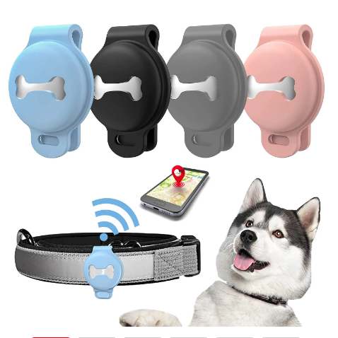 Portable GPS Dog Tracker with Real Time Location on Your Phone, Lightweight Collar Attachment Design