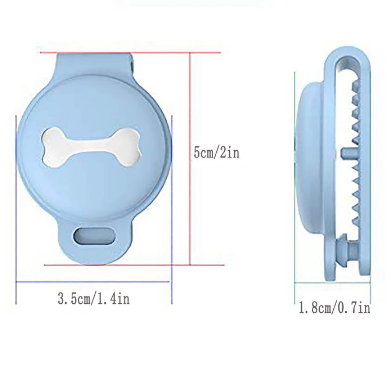 Portable GPS Dog Tracker with Real Time Location on Your Phone, Lightweight Collar Attachment Design