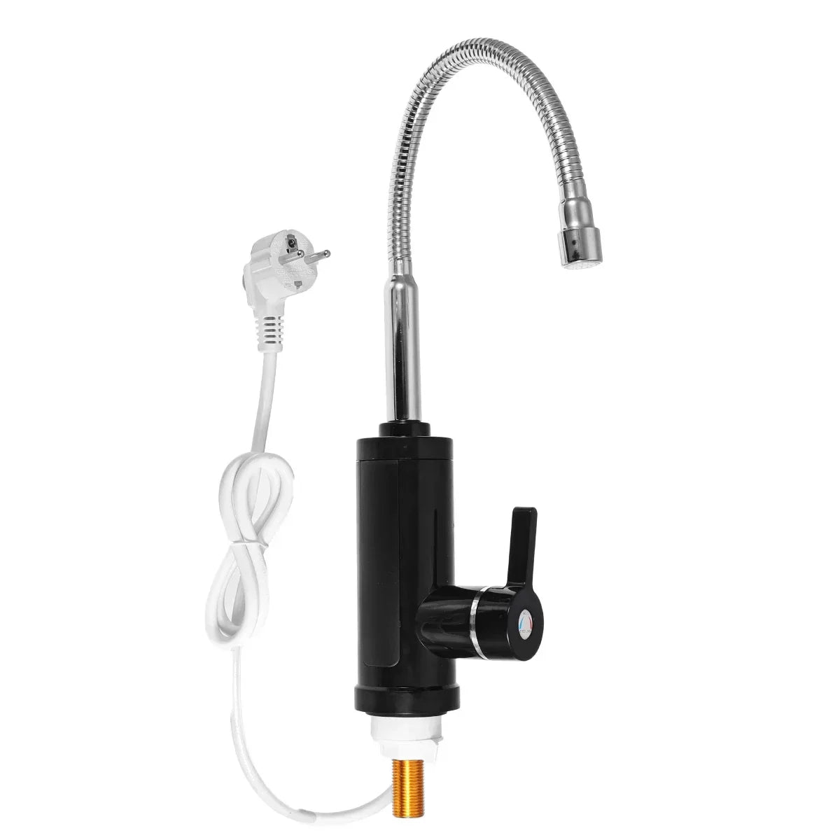 3000W Instant Electric Hot Water Tap with LED Temperature Display, Warm Water in Seconds