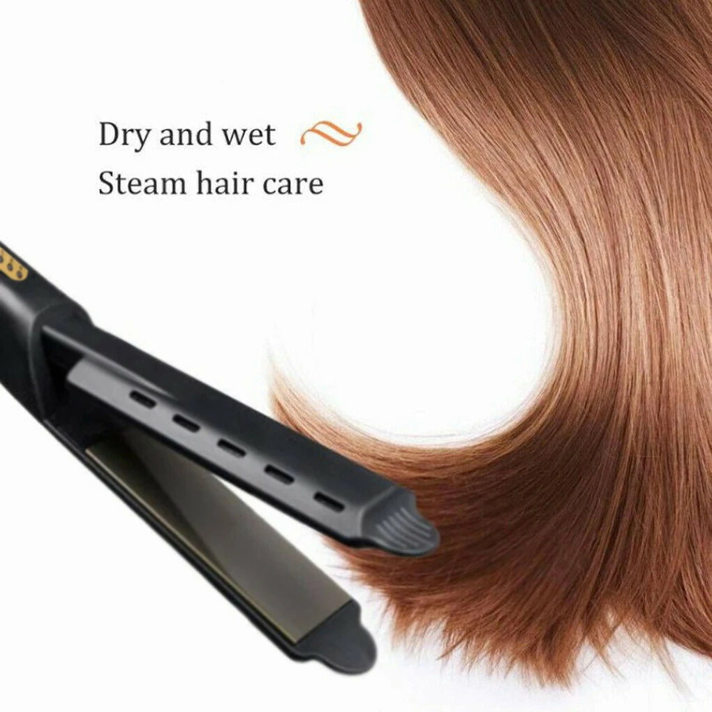 Hair Straightener with PTC Heating Ventilated Plates 15 Second Heat Up Scissor Handle Frizz Control