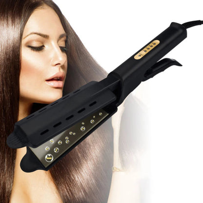 Hair Straightener with PTC Heating Ventilated Plates 15 Second Heat Up Scissor Handle Frizz Control
