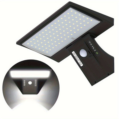 Solar LED Wall Light with Motion Sensor, Remote Control and Weatherproof IP65 Design