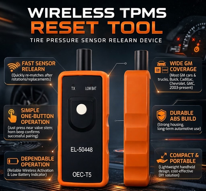 Wireless TPMS Reset Tool