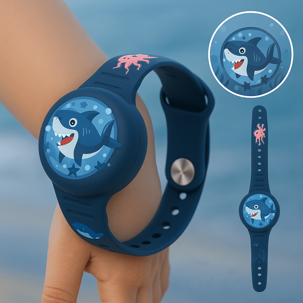 Kids GPS Wristband with Location Tracking, Soft Adjustable Strap and Colourful Child Friendly Design