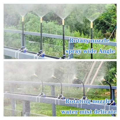 Modular Drip Irrigation System with Tool-Free Snap Connectors for Garden and Raised Beds