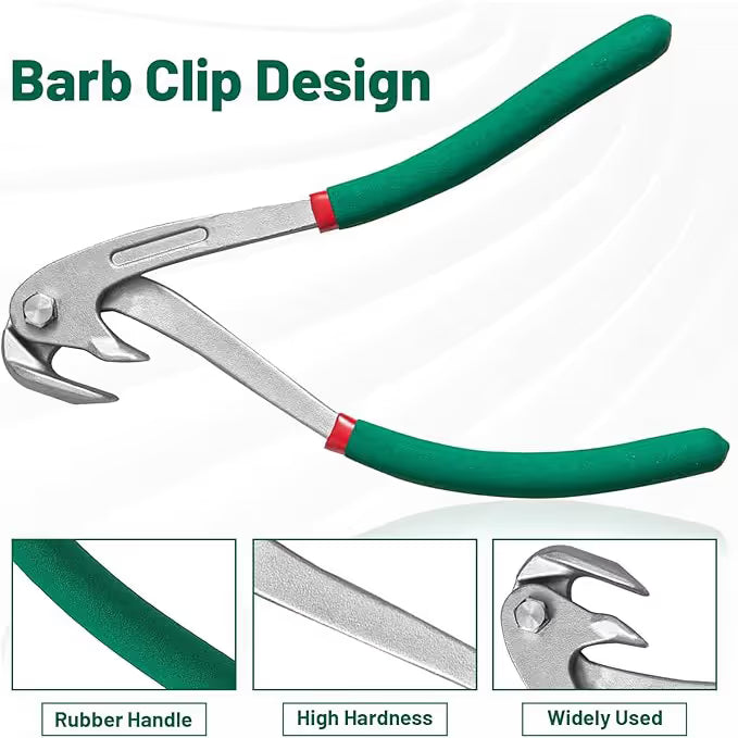 Cast Metal Door Panel Clamp Pliers with Non-Slip Handle for Straightening Dents, Versatile
